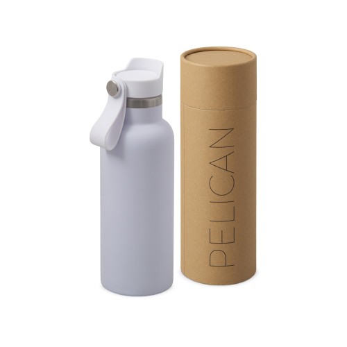 Вакуумная термобутылка Pelican, 500 мл, белый