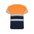 Футболка Delta мужская, нэйви/неоновый оранжевый