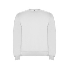 Свитшот с начесом Clasica унисекс, белый