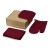 Подарочный набор с фартуком, прихваткой, бордовый Подарочный набор с фартуком, прихваткой, бордовый
