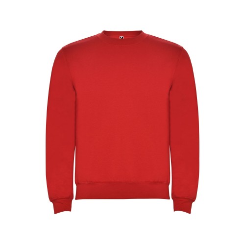 Свитшот с начесом Clasica унисекс, красный