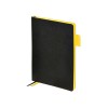 Ежедневник недатированный А5 Boston, черный (желтый обрез)