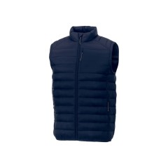 Мужской утепленный жилет Pallas  из переработанных материалов по стандарту GRS - Темно - синий