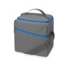 Изотермическая сумка-холодильник Classic c контрастной молнией, серый/голубой Изотермическая сумка-холодильник Classic c контрастной молнией, серый/голубой
