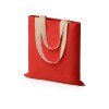 Сумка для шопинга Steady из хлопка с парусиновыми ручками, 260 г/м2, красный (P)
