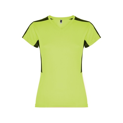 Футболка Suzuka женская, лаймовый пунш/черный