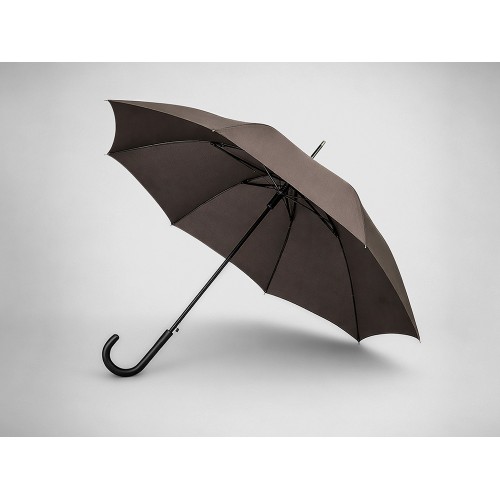 Зонт-трость Wind, полуавтомат, коричневый