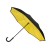 Зонт-трость наоборот Inversa, полуавтомат, черный/желтый (Р) Зонт-трость наоборот Inversa, полуавтомат, черный/желтый (Р)