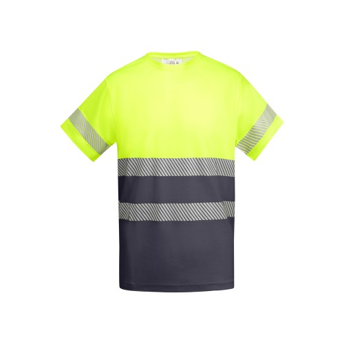 Футболка Tauri мужская, свинцовый/неоновый желтый