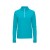 Толстовка с воротом на молнии женская Melbourne, бирюзовый