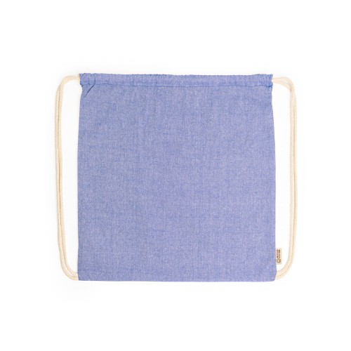 Рюкзак-мешок BRESCIA из переработанного хлопка, королевский синий