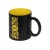 Кружка с покрытием для гравировки Subcolor BLK, черный/желтый (Р)