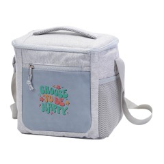 Сумка-холодильник Dim, серый (термотрансфер)