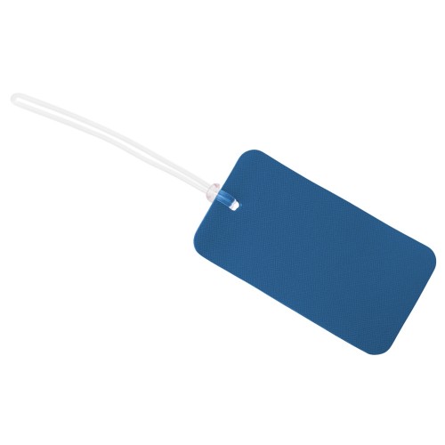 Багажная бирка Favor на силиконовой петле, синий