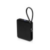 Внешний аккумулятор со встроенным кабелем USB-C Дэнси, 5000 мАч, черный