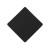 ПАТЧ РОМБ soft-touch (чёрный) 7,6 х 7,6 см