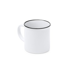 Кружка керамическая KUMBO, 300 мл, белый/черный