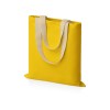 Сумка для шопинга Steady из хлопка с парусиновыми ручками, 260 г/м2, желтый