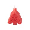 Свеча Елочка, красный