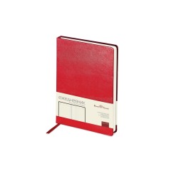 Ежедневник недатированный А5 Megapolis, красный