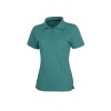 Calgary женская футболка-поло с коротким рукавом, аква Calgary женская футболка-поло с коротким рукавом, аква