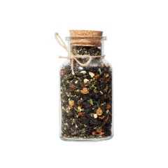 Сокочай чёрный Ананас, клубника, мята, мёд, лимон,  65 г.