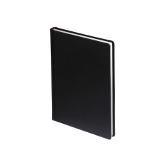 Ежедневник А5 датированный Velvet 2026, черный