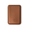 Магнитный картхолдер Cairo, коричневый Магнитный картхолдер Cairo, коричневый