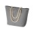 Сумка Seaside для шопинга и пляжа с широким дном, серый