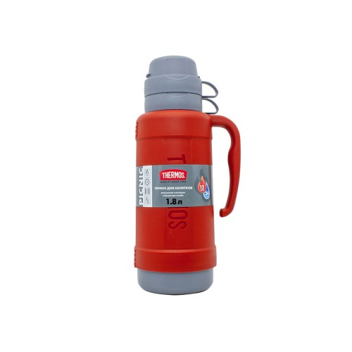 Термос со стеклянной колбой тм THERMOS PICNIC 40 Series Red 1,8L