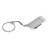 Флешка прямоугольной формы, выдвижной механизм с мини чипом, 16 Гб, серебристый Флешка прямоугольной формы, выдвижной механизм с мини чипом, 16 Гб, серебристый