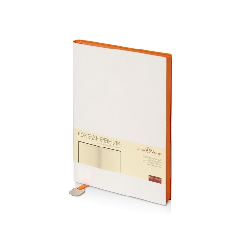 Ежедневник А5 недатированный Mercury, белый