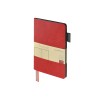Блокнот А5 Boston, красный с серым срезом Блокнот А5 Boston, красный с серым срезом