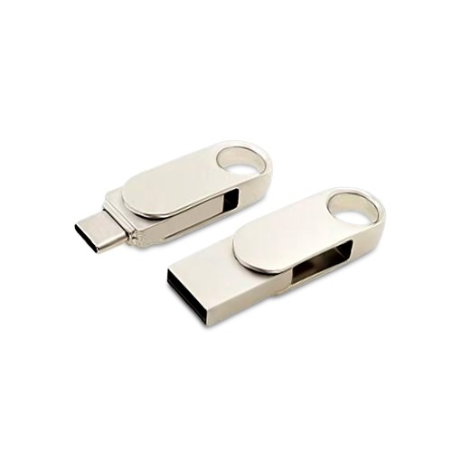 Флешка Uranium USB 2.0, серебристый