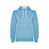 Толстовка с капюшоном Urban женская, небесно-голубой/белый