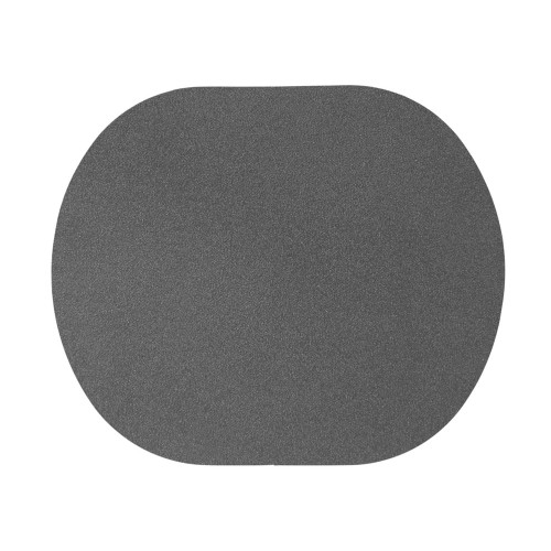 ПАТЧ ОВАЛ nubuk (серый) 6,0 х 5,0 см
