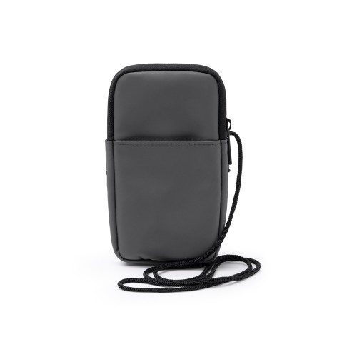 Сумка для мобильного телефона SEUL из экокожи, серый