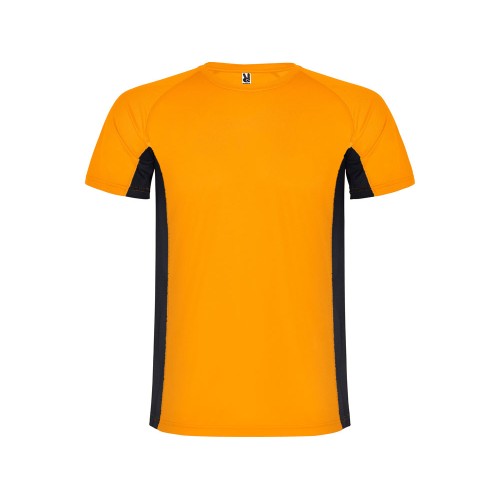 Спортивная футболка Shanghai детская, неоновый оранжевый/черный