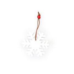 Войлочное рождественское украшение Снежинка, белый