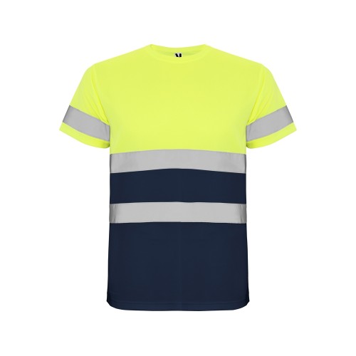 Футболка Delta мужская, нэйви/неоновый желтый