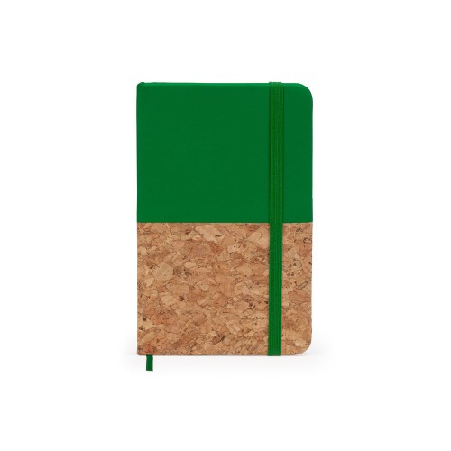 Блокнот А6 IRIS с комбинированной обложкой, натуральный/папоротник