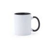 Кружка керамическая MANGO под сублимацию, 350 мл, белый/черный