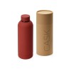 Вакуумная термобутылка Cask Waterline, soft touch, 500 мл, тубус, красный