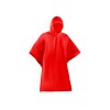 Складное водонепроницаемое пончо DAMPER, красный Складное водонепроницаемое пончо DAMPER, красный