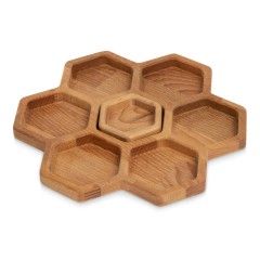 Менажница соты с одной соусницей Соты