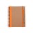 Блокнот А5+ ALANI с шариковой ручкой, крафтовый/оранжевый Блокнот А5+ ALANI с шариковой ручкой, крафтовый/оранжевый