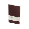 Ежедневник А5 недатированный Megapolis Velvet Flex, коричневый
