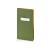 Еженедельник недатированный А6 Verde с нашивкой, зеленый