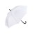 Зонт-трость Reviver с куполом из переработанного пластика, белый Зонт-трость Reviver с куполом из переработанного пластика, белый