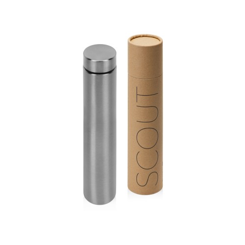 Термос Scout, тубус, серебристый